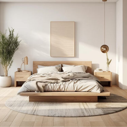 Elie Oak Wood Bed