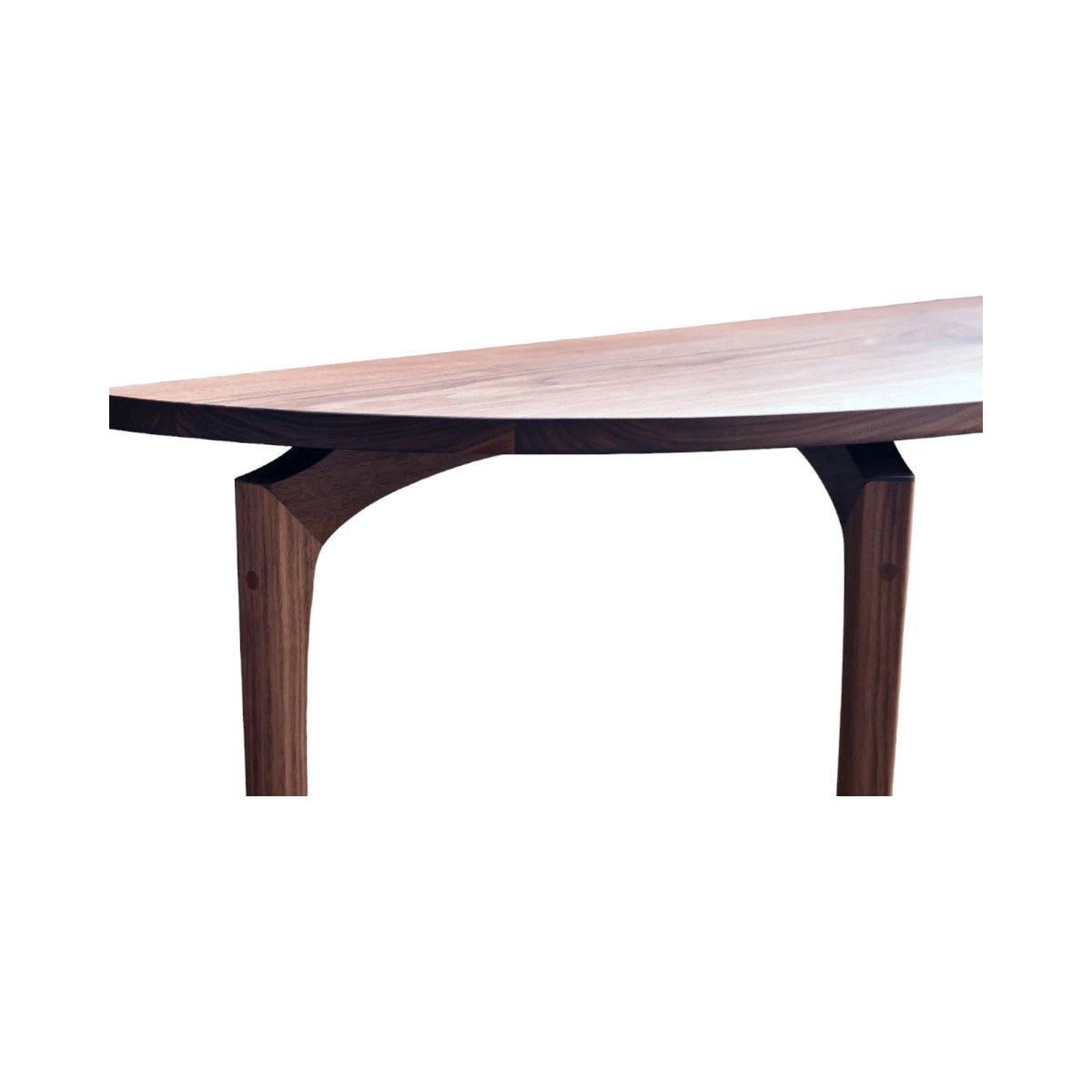 Everard Walnut Wood Console Table