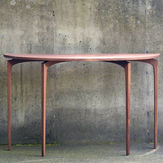 Everard Walnut Wood Console Table