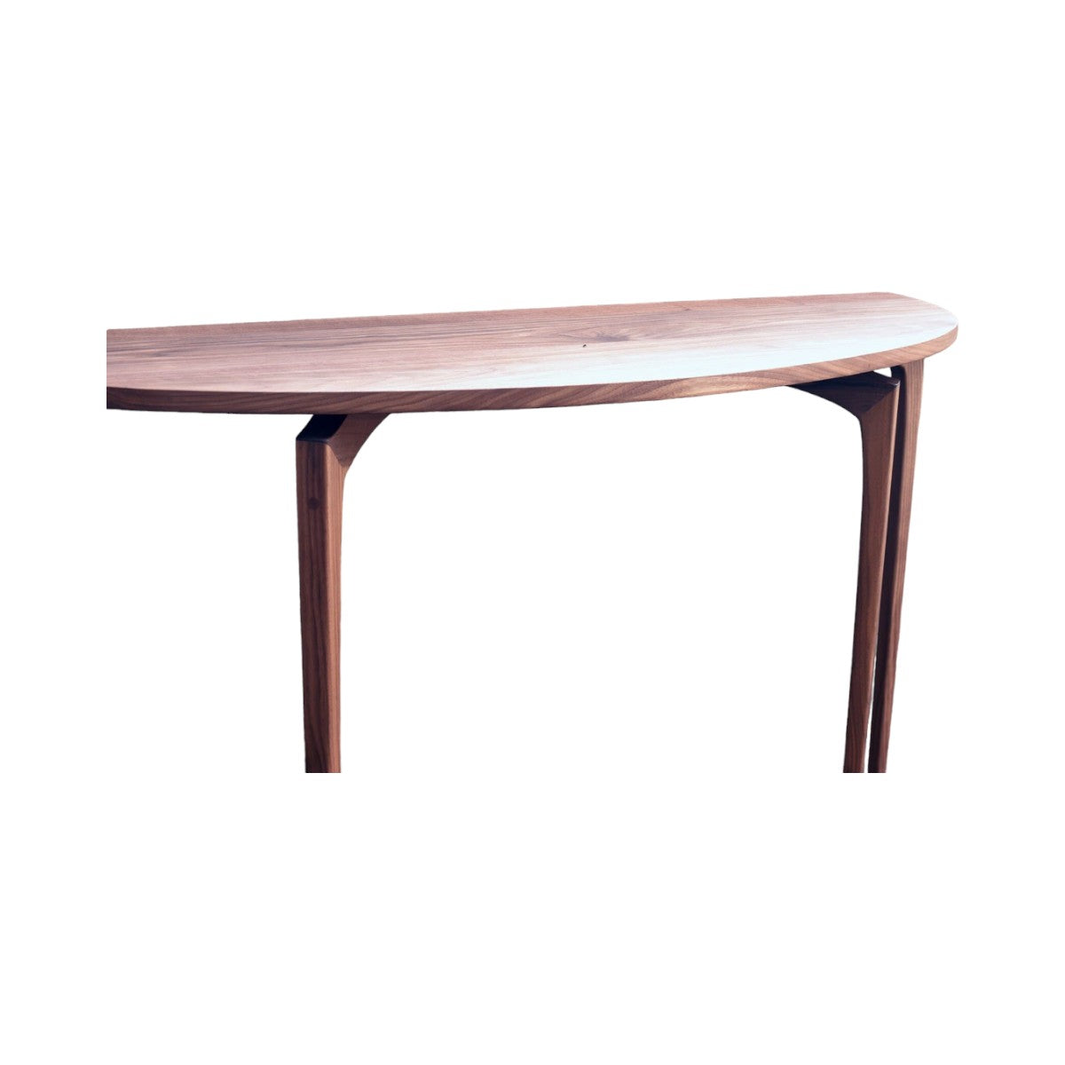 Everard Walnut Wood Console Table