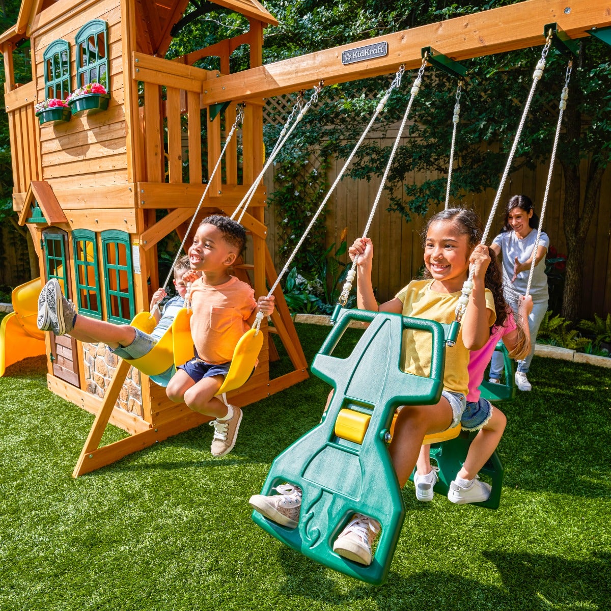 Boulder Station Swing Set - Installation Available