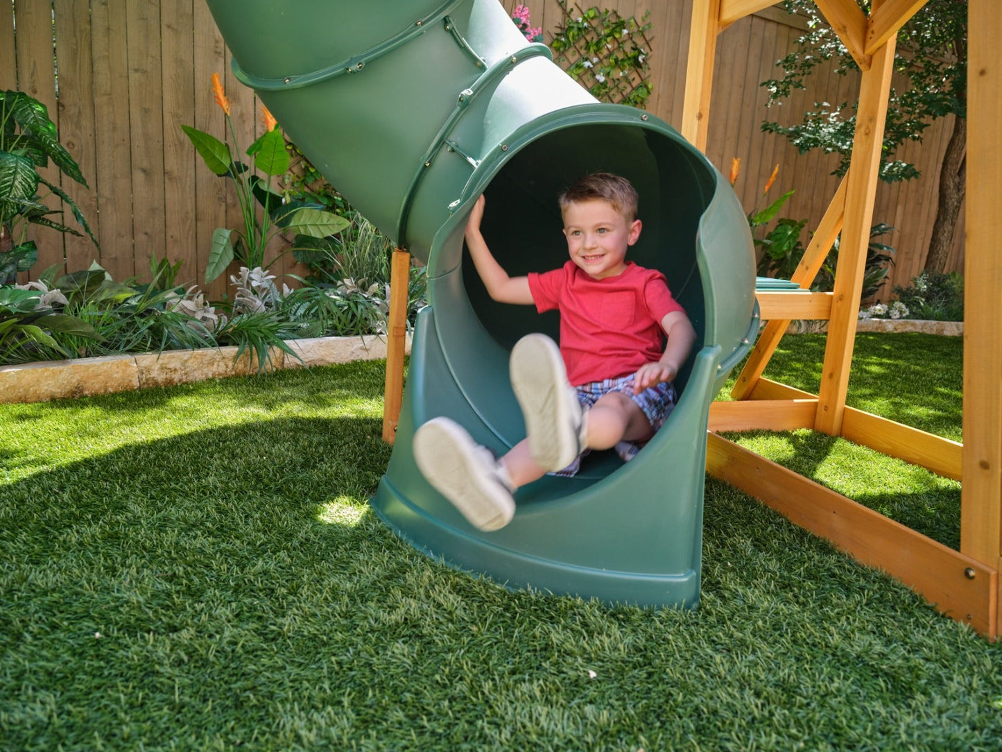 Bear Cave Lodge Swing Set - Installation Available