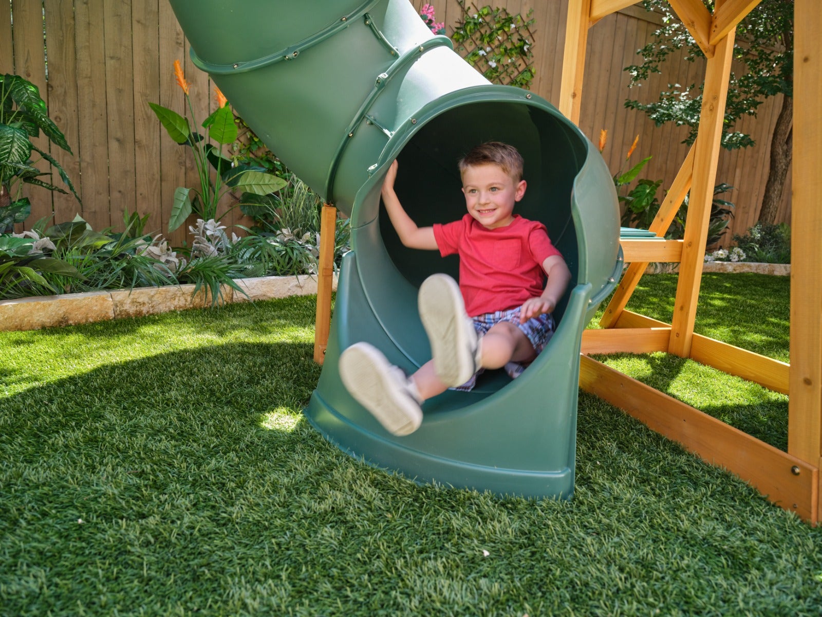 Bear Cave Lodge Swing Set - Installation Available
