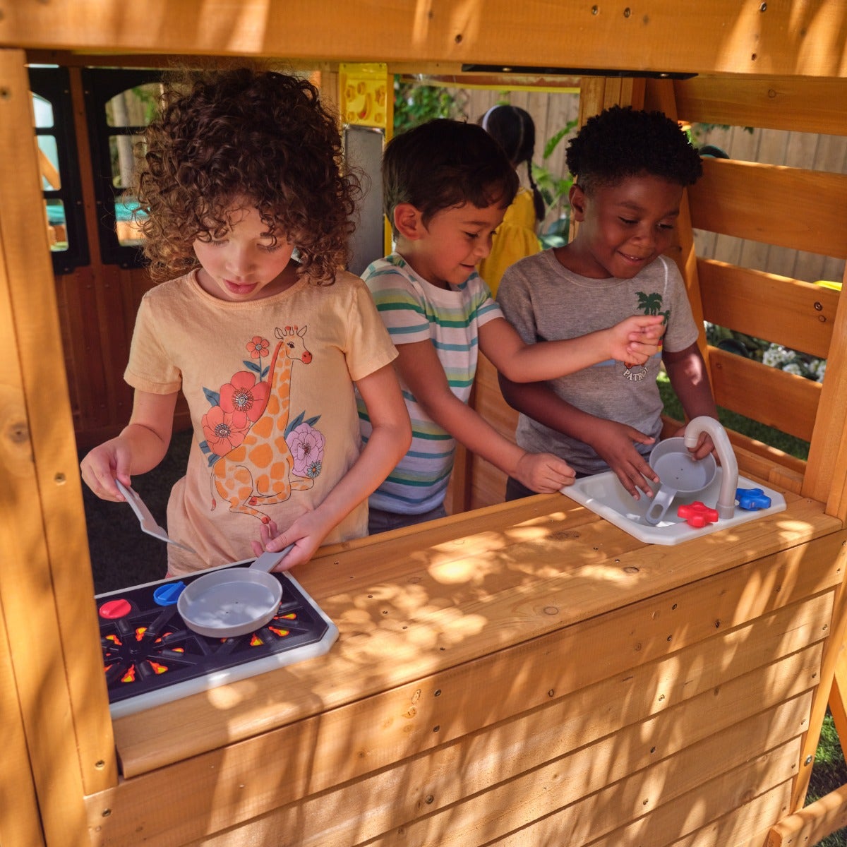 Bear Cave Lodge Swing Set - Installation Available
