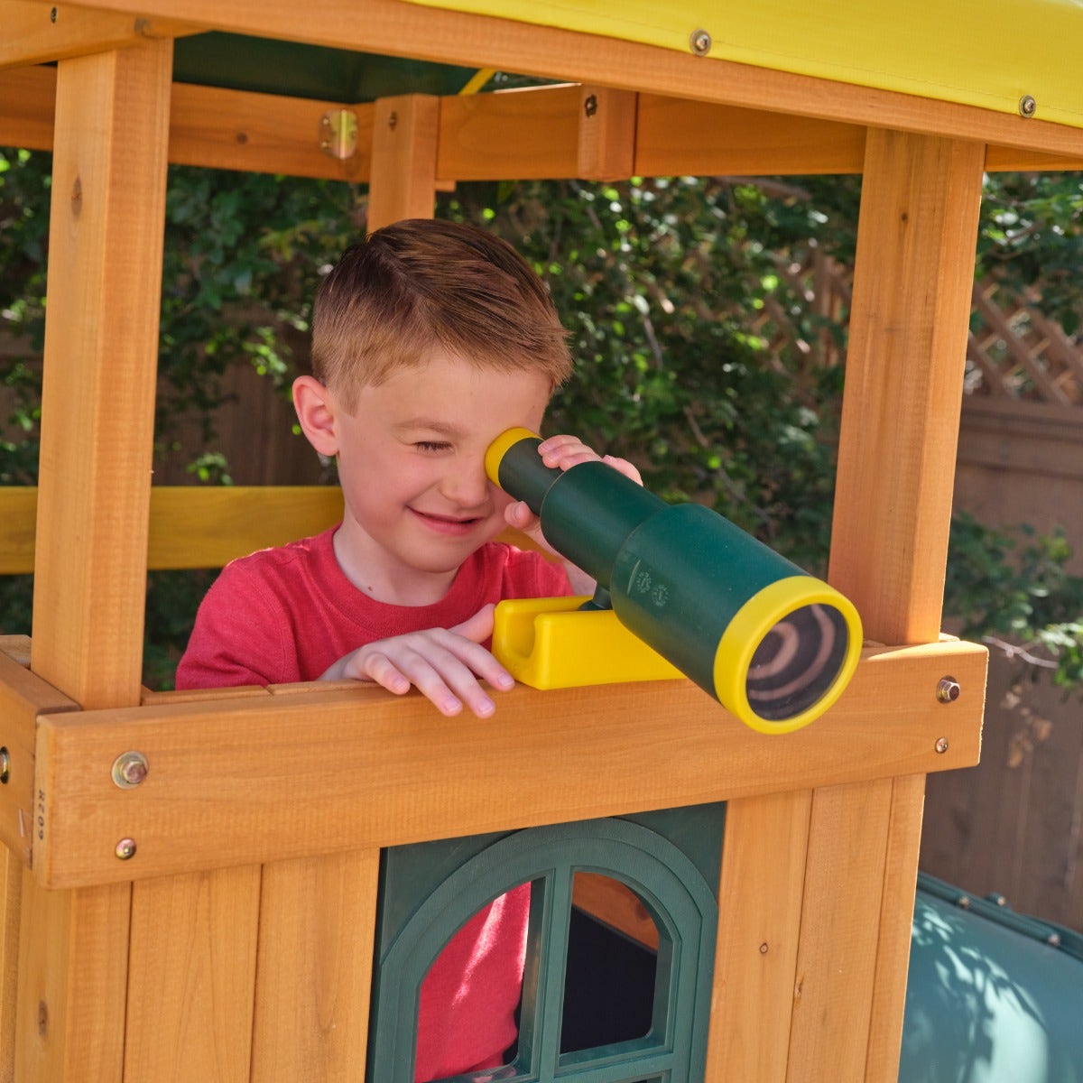 Bear Cave Lodge Swing Set - Installation Available