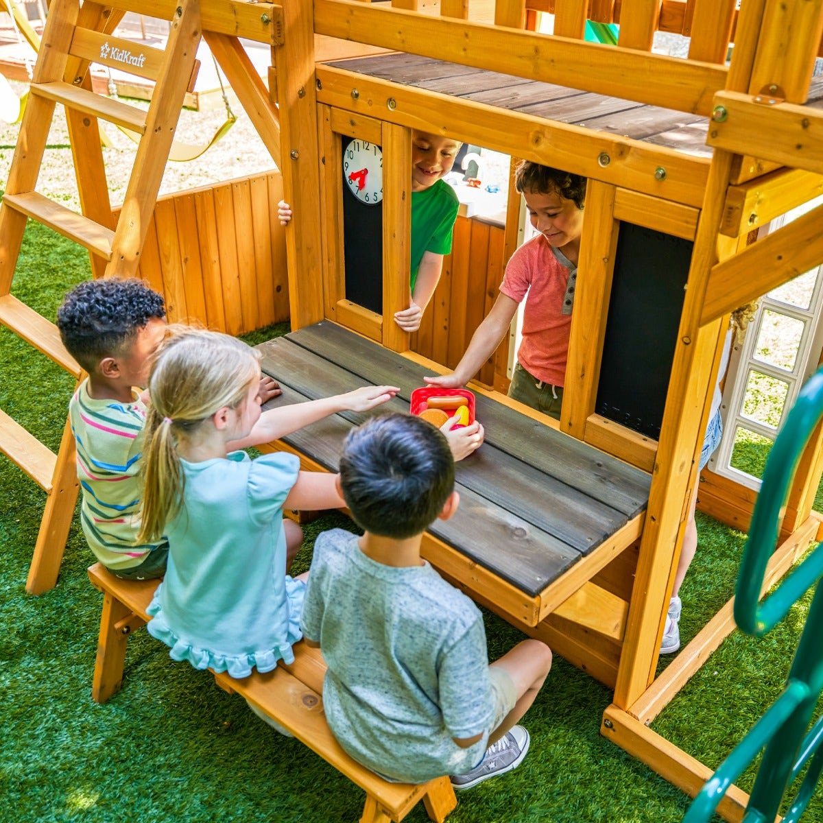 Adventure Bend Swing Set - Installation Available