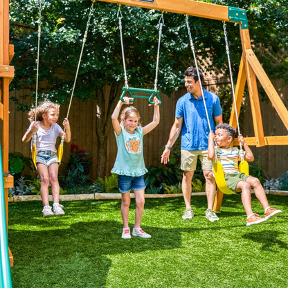 Adventure Bend Swing Set - Installation Available