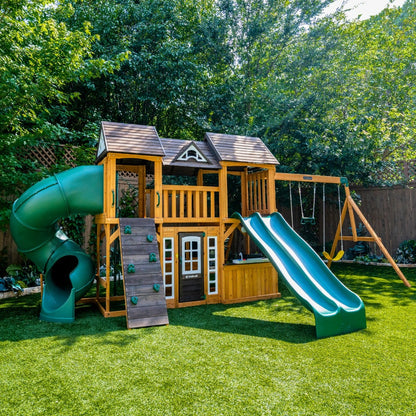 Adventure Bend Swing Set - Installation Available