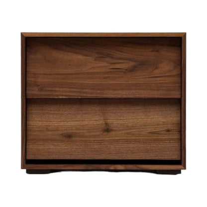 Fabian Walnut Wood Bedside