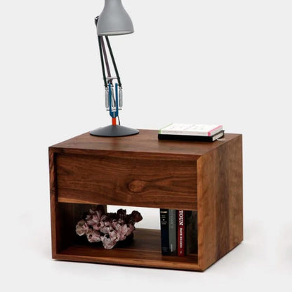 Fabiana Walnut Wood Bedside