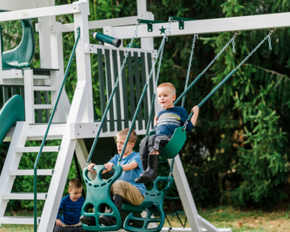 Galaxy Explorer Vinyl Swing Set