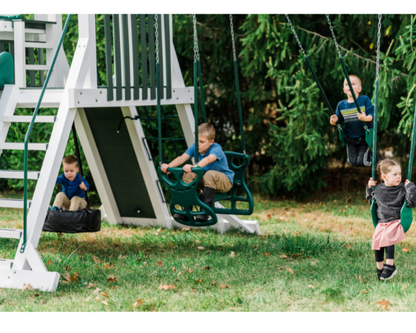 Galaxy Explorer Vinyl Swing Set