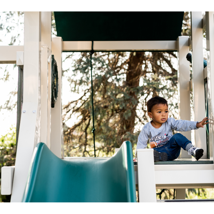 Galaxy Vinyl Swing Set