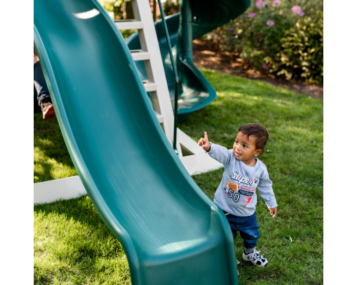 Galaxy Vinyl Swing Set