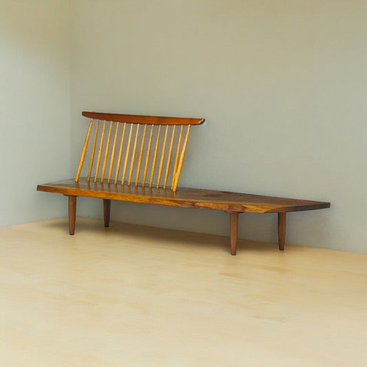 Halen Walnut Wood Bench