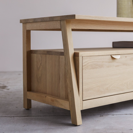 Haley Oak Wood Cabinet & Sideboard