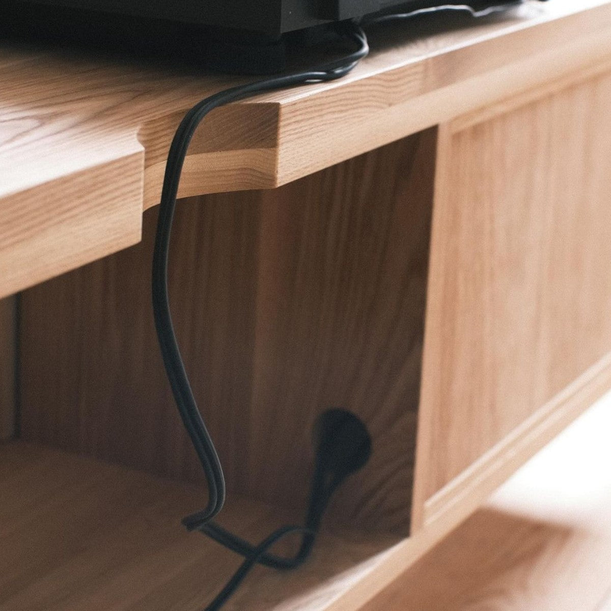 Haley Oak Wood TV Unit