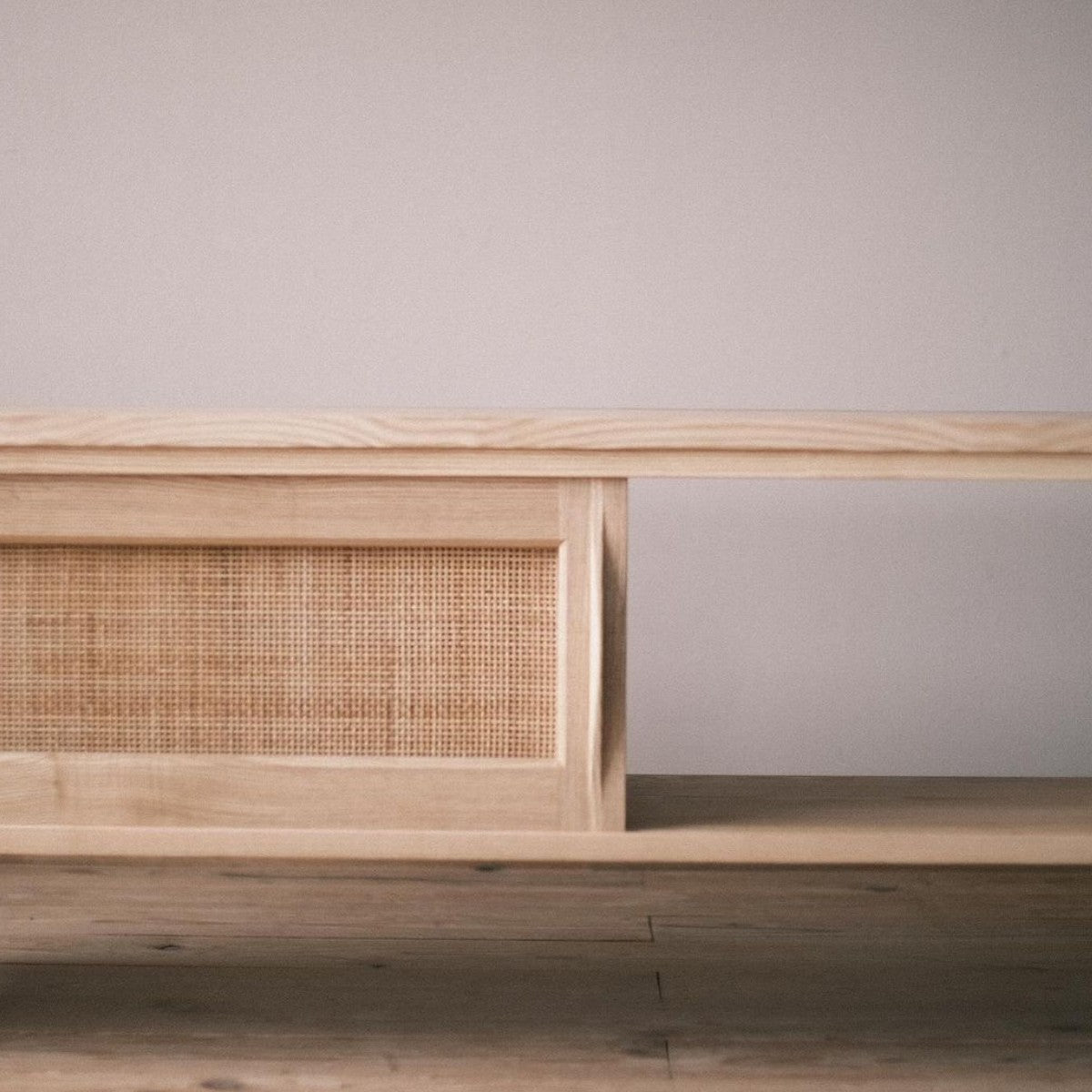 Haley Oak Wood TV Unit