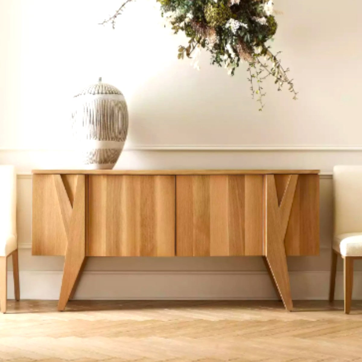 Halia Oak Wood Cabinet & Sideboard