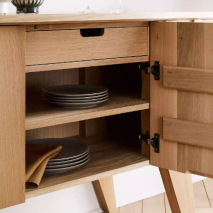 Halia Oak Wood Cabinet & Sideboard