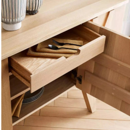 Halia Oak Wood Cabinet & Sideboard