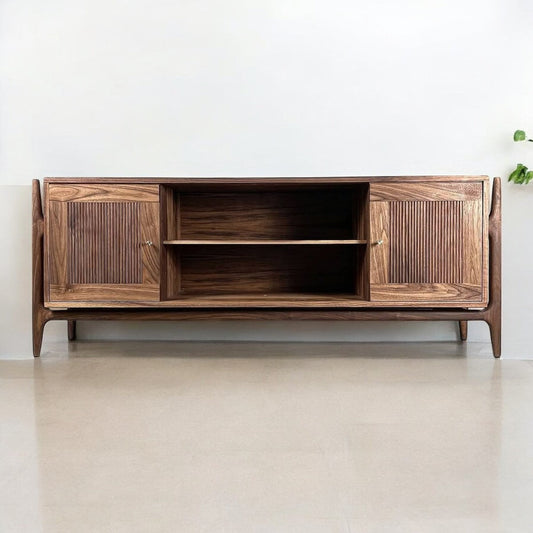 Harmon Walnut Wood TV Unit