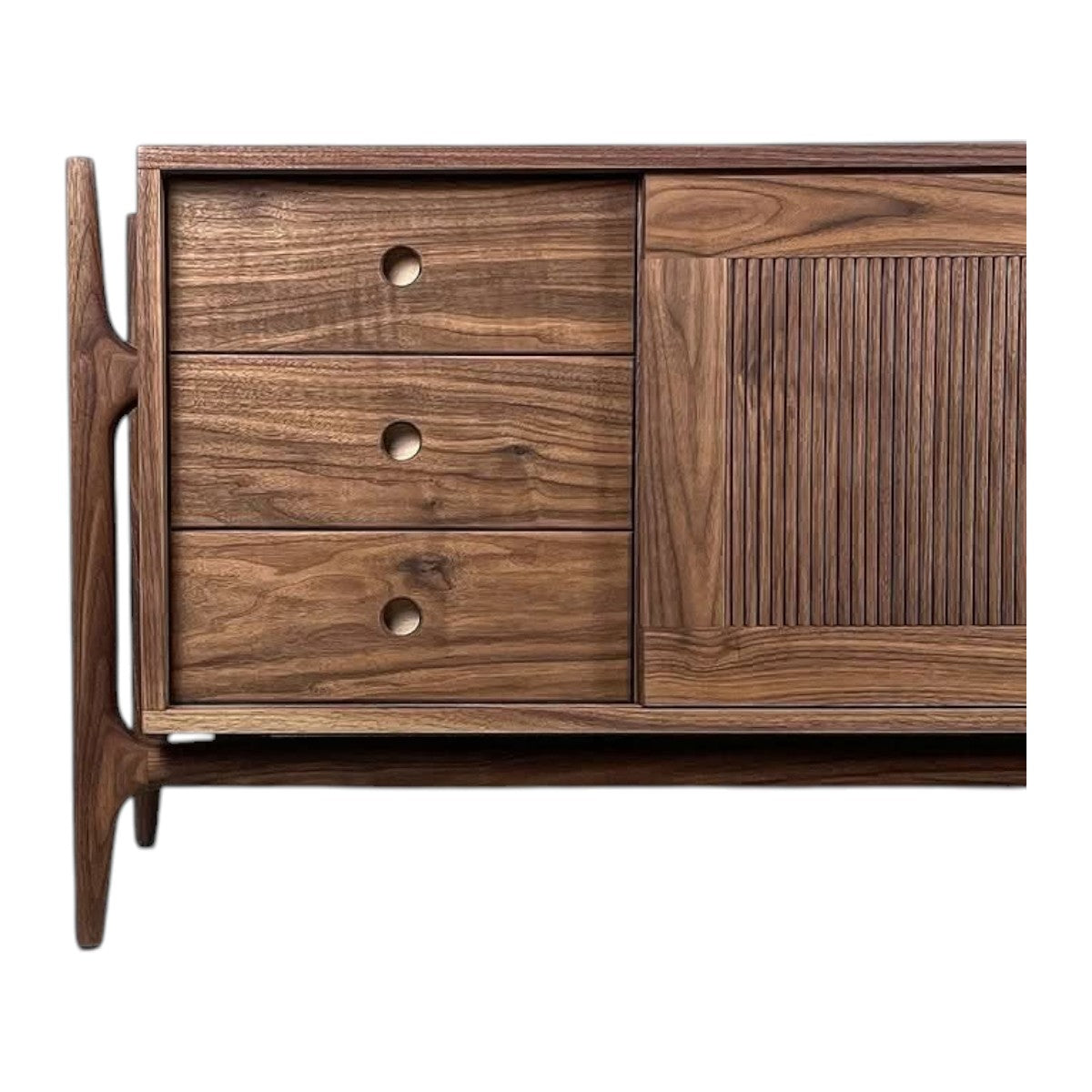 Harmon Walnut Wood TV Unit