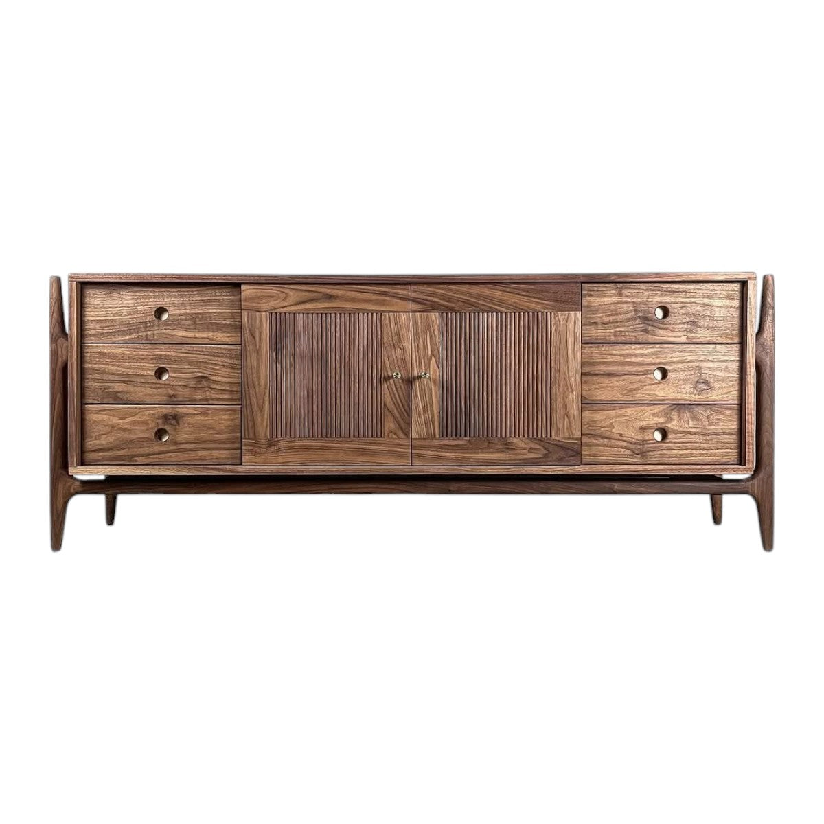 Harmon Walnut Wood TV Unit