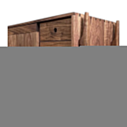 Harmon Walnut Wood TV Unit