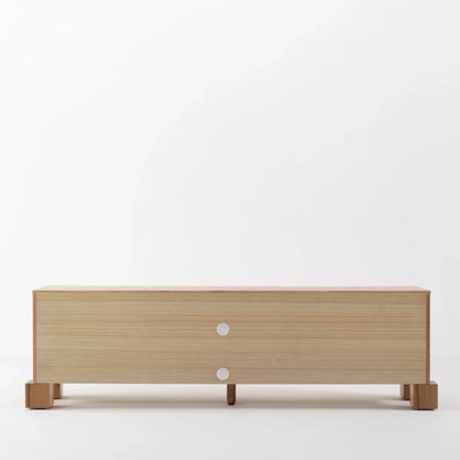 Nolan Natural Wooden TV Unit