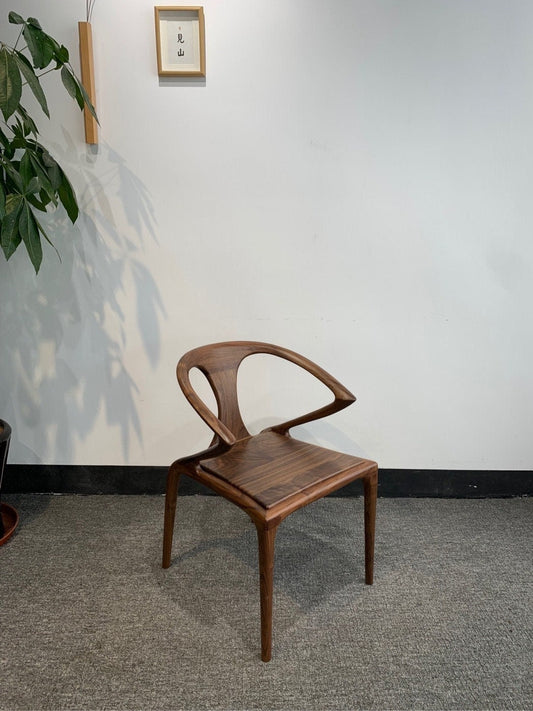 Mazonvintage-Mid-Century Butterfly Black Walnut Chair