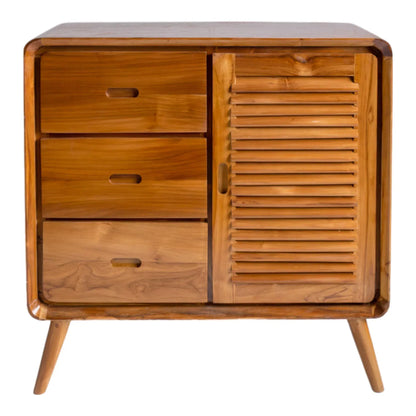 Jacoba Teak Wood Chest of Drawers