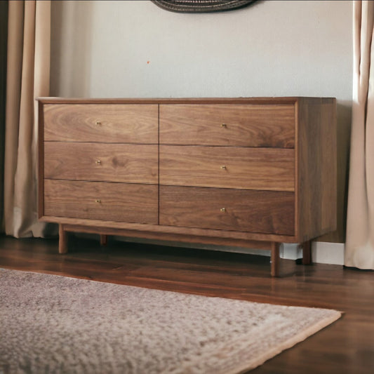 Jason Walnut Wood Chest Of Drawers