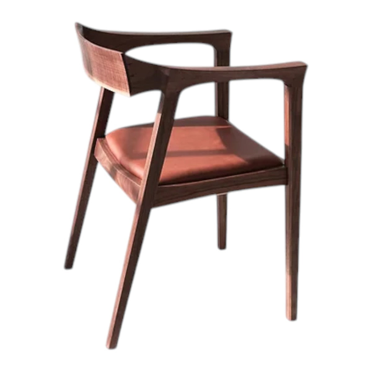 Jonas Walnut Wood Arm Chair