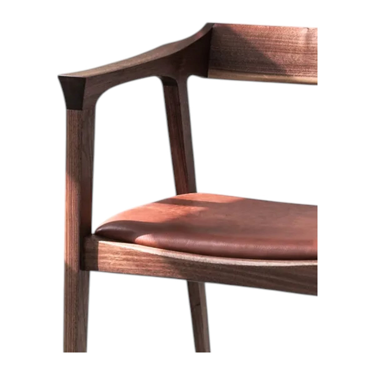 Jonas Walnut Wood Arm Chair