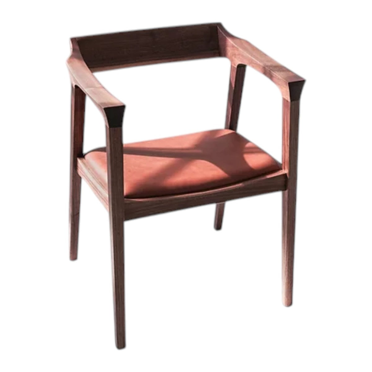 Jonas Walnut Wood Arm Chair
