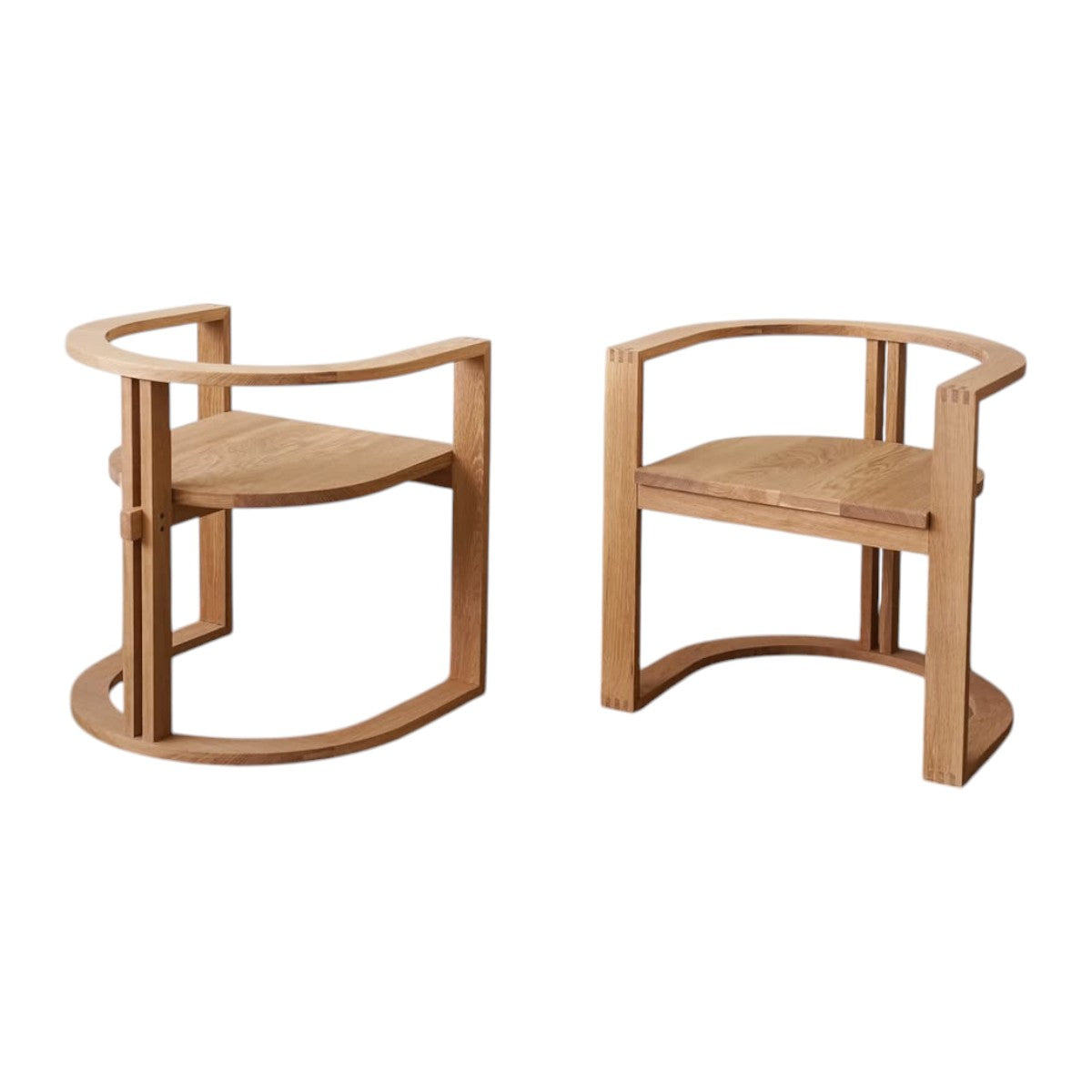 Jordan Oak Wood Arm Chair