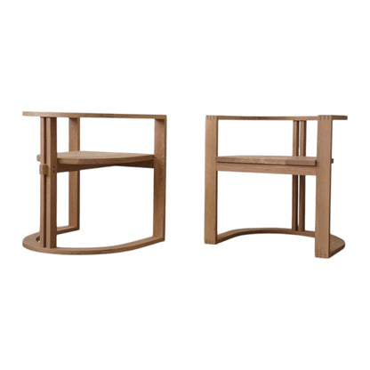 Jordan Oak Wood Arm Chair
