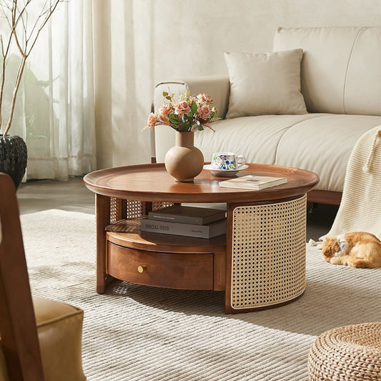 Joren Walnut Wood Coffee Table