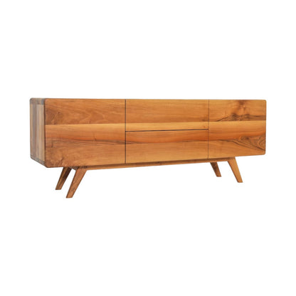 Josue Walnut Wood TV Unit