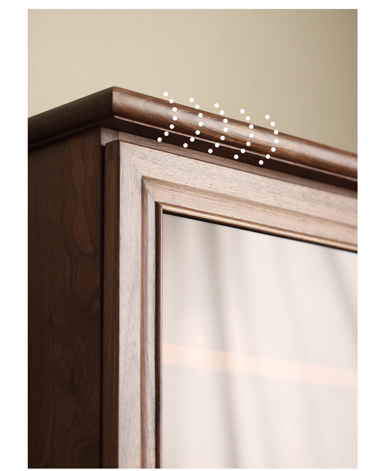 Mazonvintage-Orion Retro Black Walnut Wood Tall Storage Cabinet
