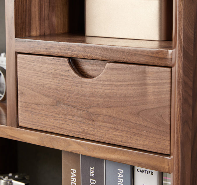 Mazonvintage-Comprehensive Multi-Grid Design Solid Wood Side Table