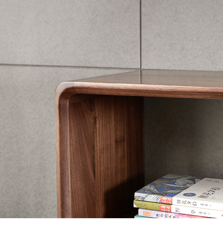Mazonvintage-Comprehensive Multi-Grid Design Solid Wood Side Table
