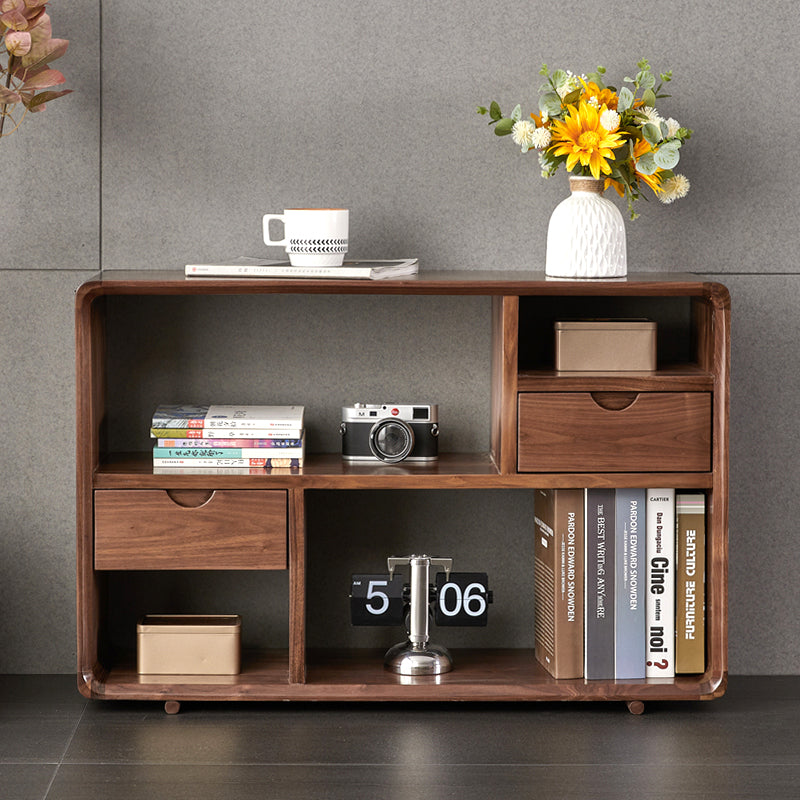 Mazonvintage-Comprehensive Multi-Grid Design Solid Wood Side Table