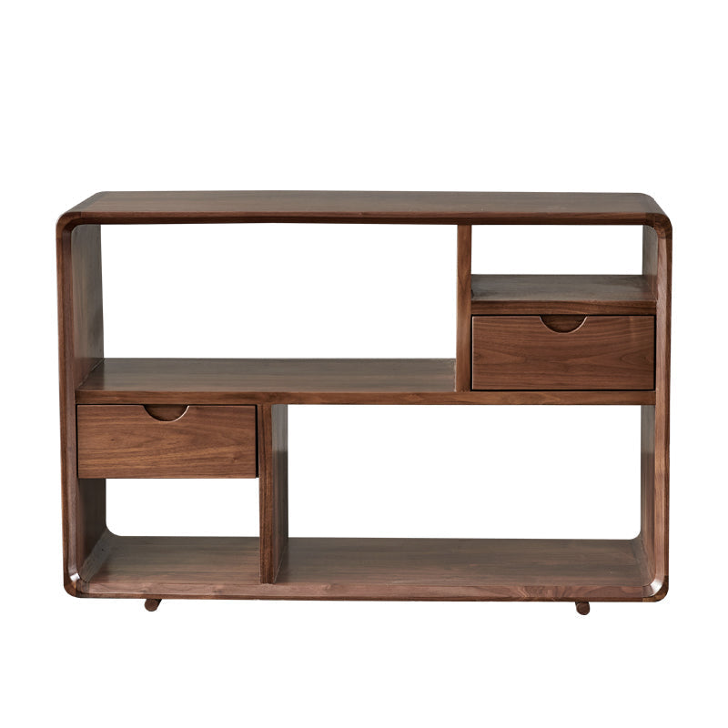 Mazonvintage-Comprehensive Multi-Grid Design Solid Wood Side Table