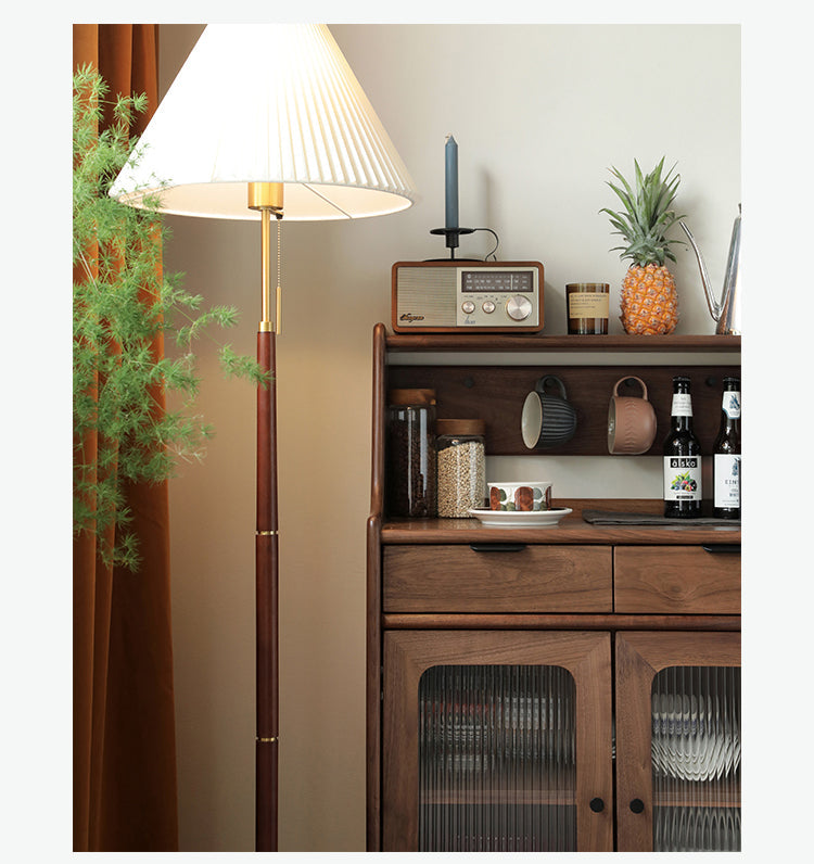 Mazonvintage-Small Black Walnut Wood Kitchen Cabinets