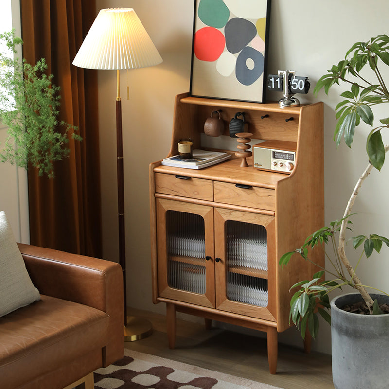 Mazonvintage-Small Black Walnut Wood Kitchen Cabinets