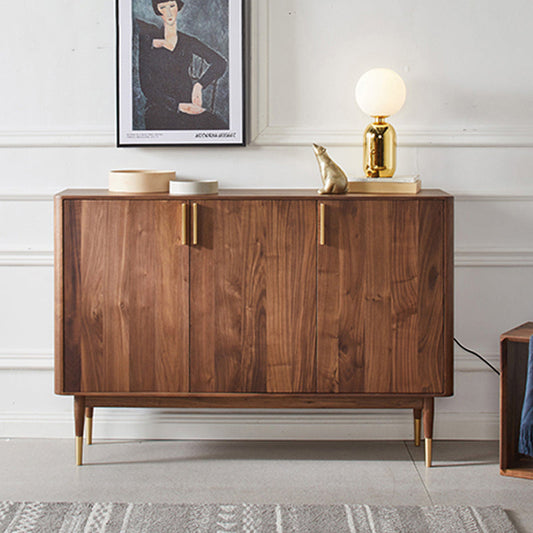 Mazonvintage-Hand-Crafted Black Walnut Wood Shoe Sideboard
