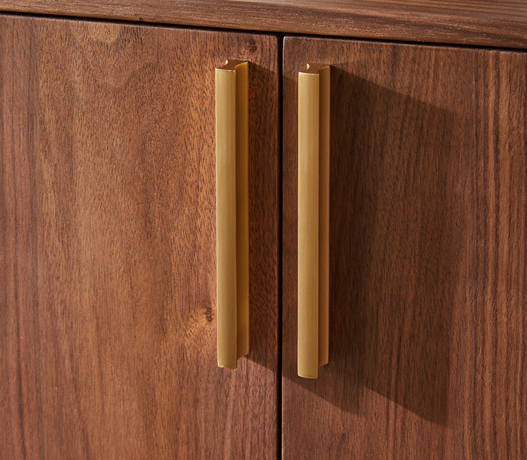 Mazonvintage-Hand-Crafted Black Walnut Wood Shoe Sideboard