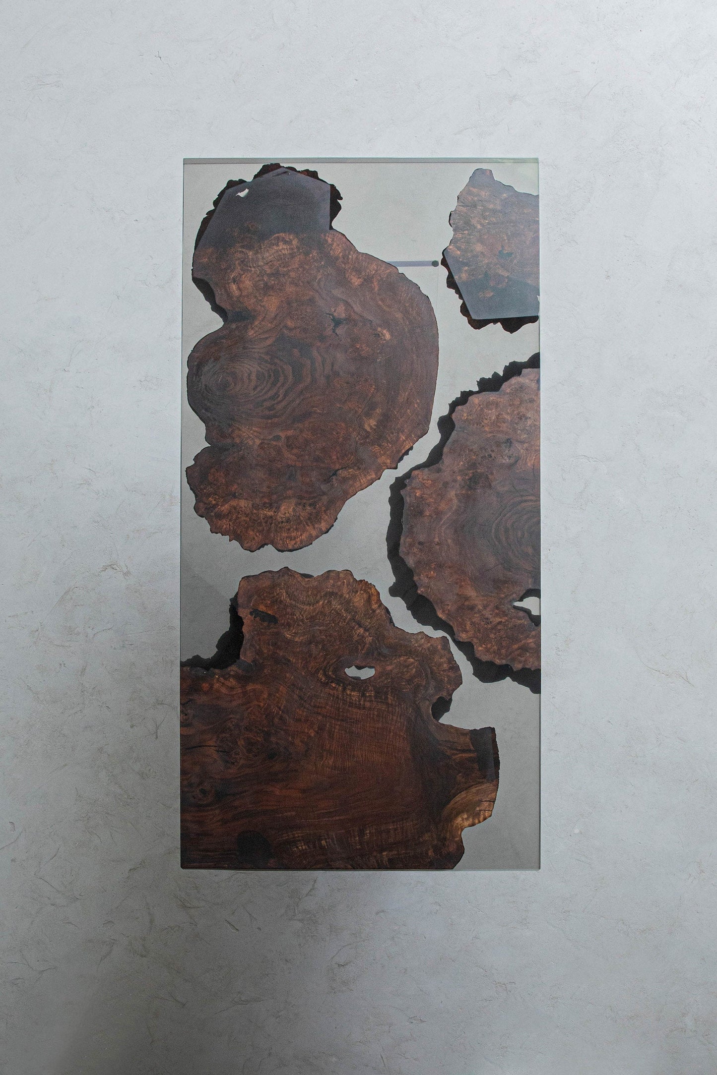 Mazonvintage-Serene Black River Butterfly Resin Table